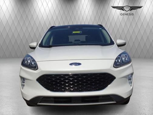 Star White Metallic Tri-Coat 2020 Ford Escape Titanium