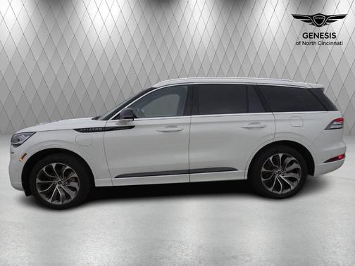 Pristine White Metallic Tri-Coat 2023 Lincoln Aviator Grand Touring AWD
