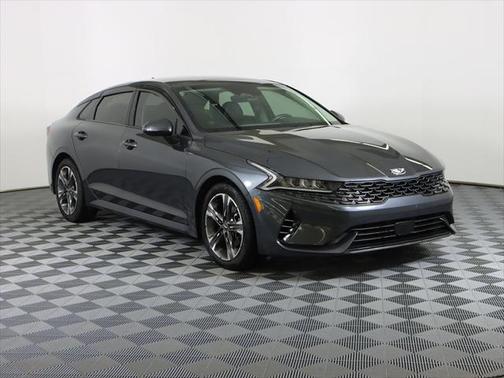 Gravity Gray 2021 Kia K5 EX