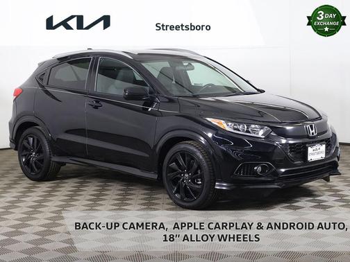 Crystal Black Pearl 2021 Honda HR-V 2WD Sport