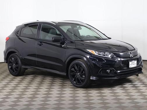 Crystal Black Pearl 2021 Honda HR-V 2WD Sport
