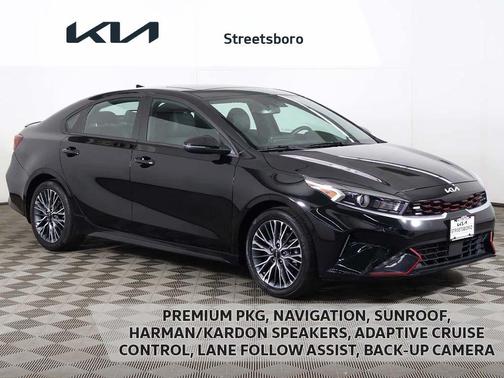 Aurora Black 2023 Kia Forte GT-Line