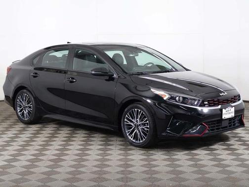Aurora Black 2023 Kia Forte GT-Line
