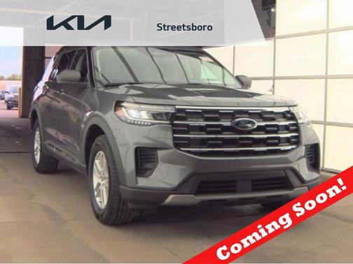 Gray Metallic 2025 Ford Explorer Active