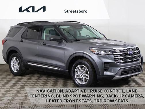 Gray Metallic 2025 Ford Explorer Active