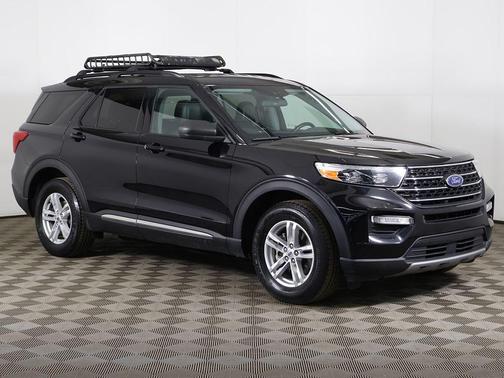 Agate Black Metallic 2021 Ford Explorer XLT