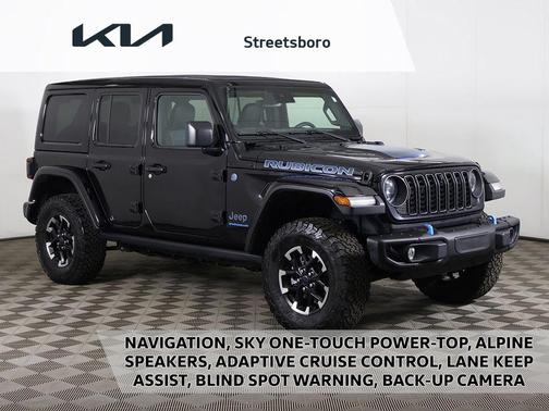 Black Clearcoat 2024 Jeep Wrangler 4xe Rubicon X