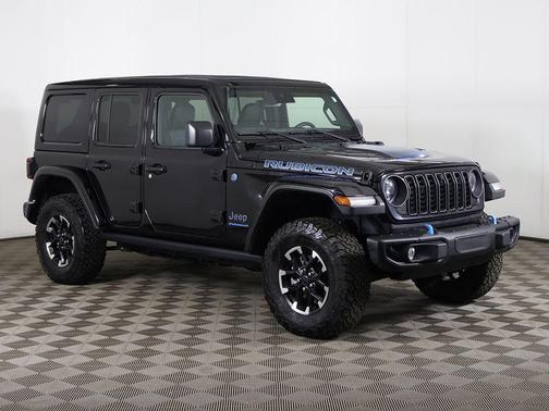 Black Clearcoat 2024 Jeep Wrangler 4xe Rubicon X