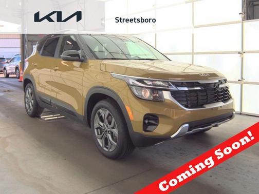 Valais Green/Black Roof 2024 Kia Seltos S