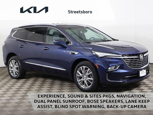 Emperor Blue Metallic 2023 Buick Enclave Essence AWD
