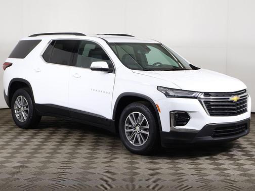 Summit White 2023 Chevrolet Traverse LT Leather