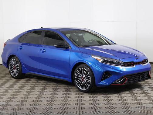 Sporty Blue 2022 Kia Forte GT
