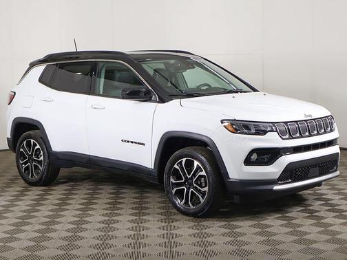 Bright White Clearcoat 2022 Jeep Compass Limited