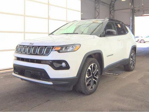 Bright White Clearcoat 2022 Jeep Compass Limited