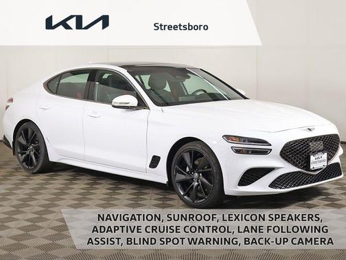 Alta White 2023 Genesis G70 2.0T AWD
