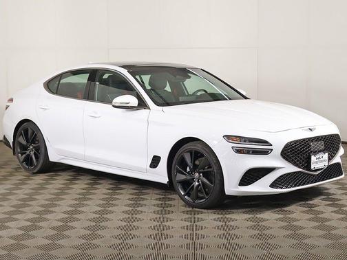 Alta White 2023 Genesis G70 2.0T AWD