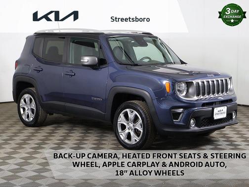 Slate Blue Pearlcoat 2020 Jeep Renegade Limited