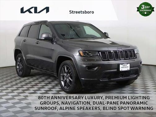 Granite Crystal Metallic Clearcoat 2021 Jeep Grand Cherokee 80th Anniversary 4X4