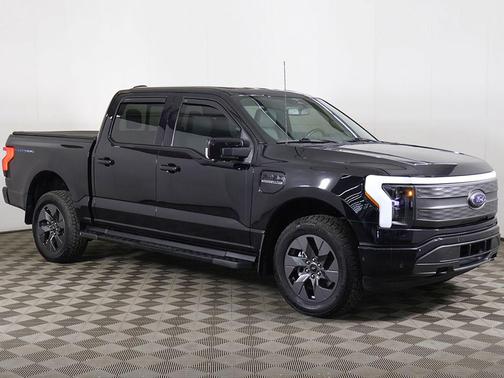 Agate Black Metallic 2023 Ford F-150 Lightning LARIAT
