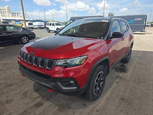Red Hot Pearlcoat 2025 Jeep Compass Trailhawk