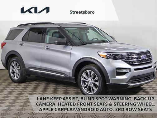 Iconic Silver Metallic 2023 Ford Explorer XLT