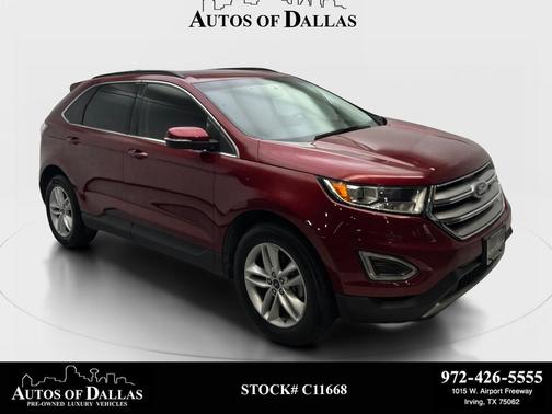Ruby Red Metallic 2018 Ford Edge SEL