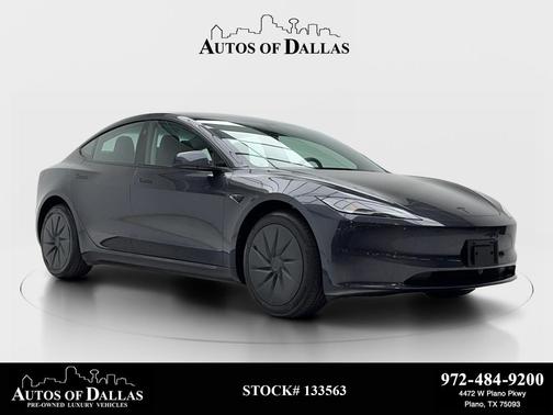 Black 2025 Tesla Model 3 Long Range