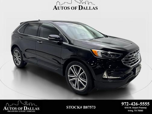 Agate Black Metallic 2019 Ford Edge Titanium