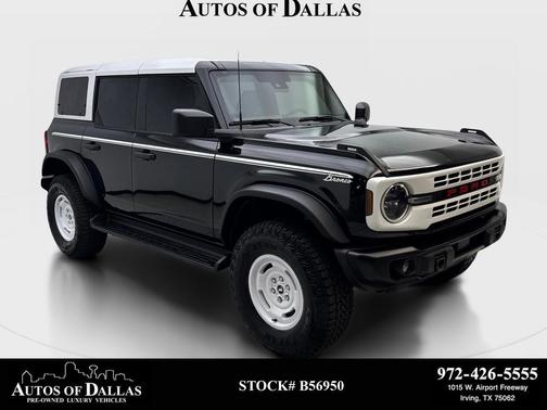 Shadow Black 2025 Ford Bronco Heritage Edition