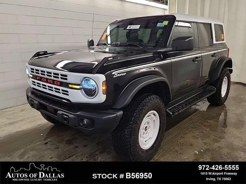 Shadow Black 2025 Ford Bronco Heritage Edition