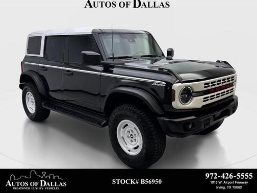 Shadow Black 2025 Ford Bronco Heritage Edition