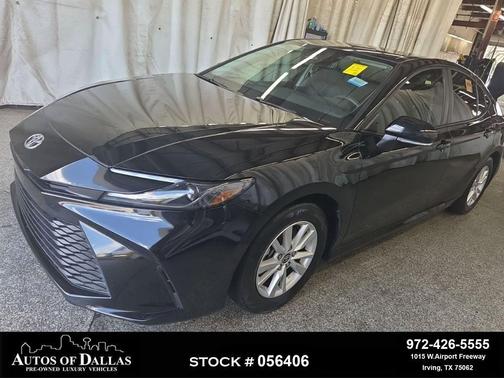 Midnight Black Metallic 2025 Toyota Camry LE