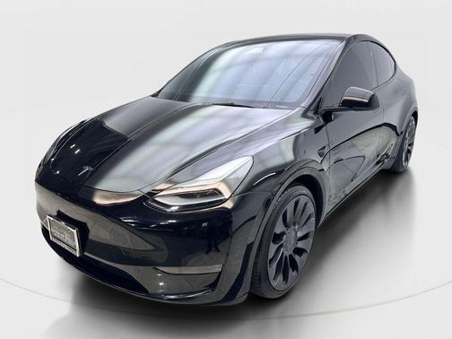 Solid Black 2024 Tesla Model Y Performance Dual Motor All-Wheel Drive