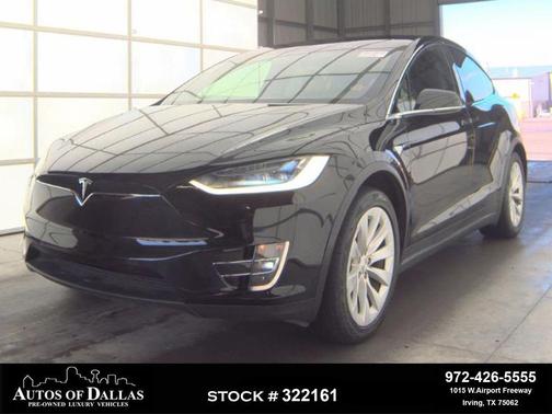 Solid Black 2021 Tesla Model X Long Range Dual Motor All-Wheel Drive