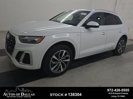 Glacier White Metallic 2023 Audi Q5 45 S line Premium