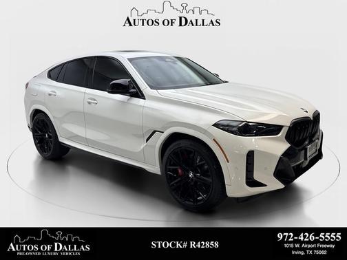 Alpine White 2024 BMW X6 M60i