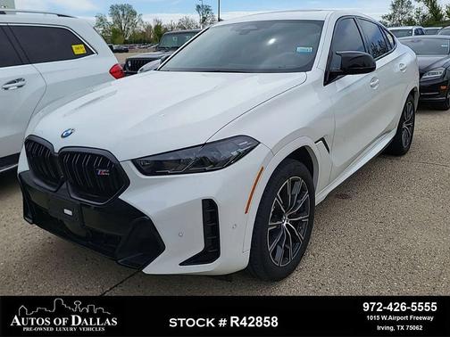 Alpine White 2024 BMW X6 M60i