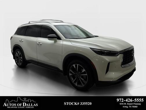 Majestic White 2024 INFINITI QX60 Luxe