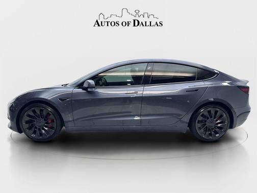 Gray 2023 Tesla Model 3 Performance