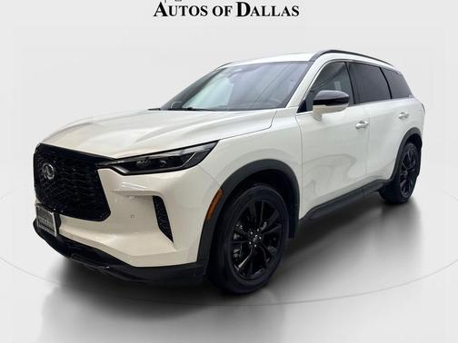 Majestic White 2025 INFINITI QX60 Luxe