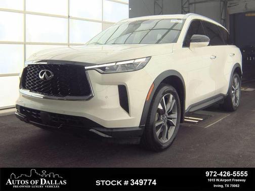Majestic White 2023 INFINITI QX60 Luxe