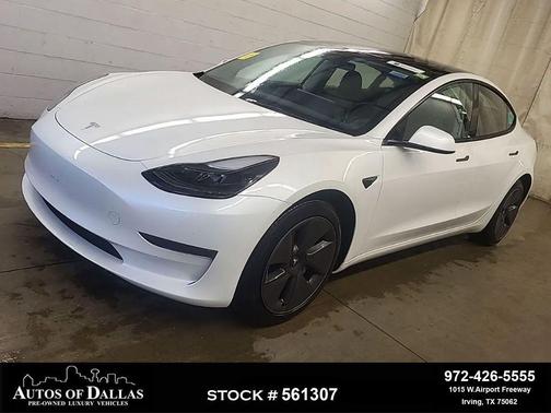 Pearl White Multi-Coat 2023 Tesla Model 3 Standard Range