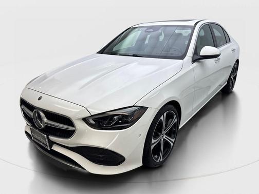 White 2025 Mercedes-Benz C-Class C 300