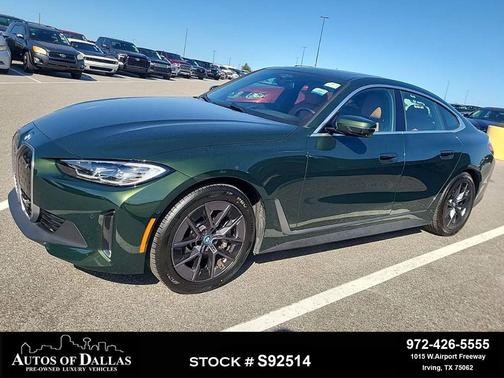 San Remo Green Metallic 2024 BMW i4 Gran Coupe eDrive35