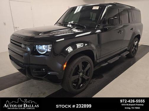Santorini Black Metallic 2023 Land Rover Defender 130 X-Dynamic SE