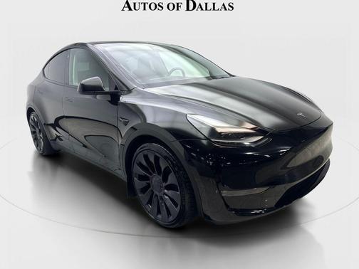 Solid Black 2023 Tesla Model Y Performance Dual Motor All-Wheel Drive
