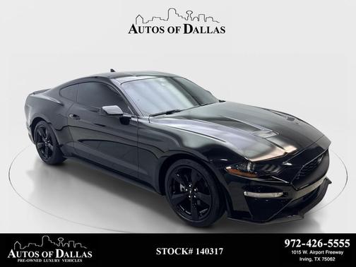 Shadow Black 2021 Ford Mustang EcoBoost Premium