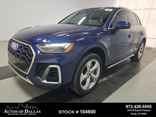 Blue Metallic 2023 Audi Q5 45 S line Premium Plus