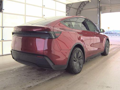 Red 2026 Tesla Model Y Standard Rear-Wheel Drive