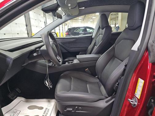 Red 2026 Tesla Model Y Standard Rear-Wheel Drive